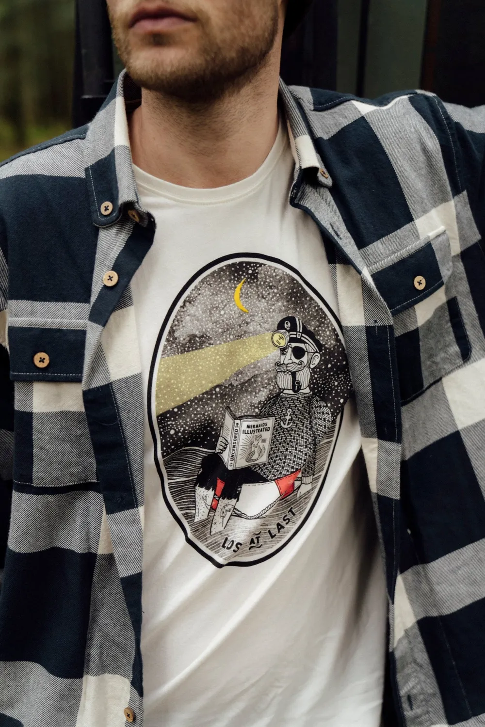 LAKOR Lost At Last T-Shirt Weiß aus Bio-Baumwolle