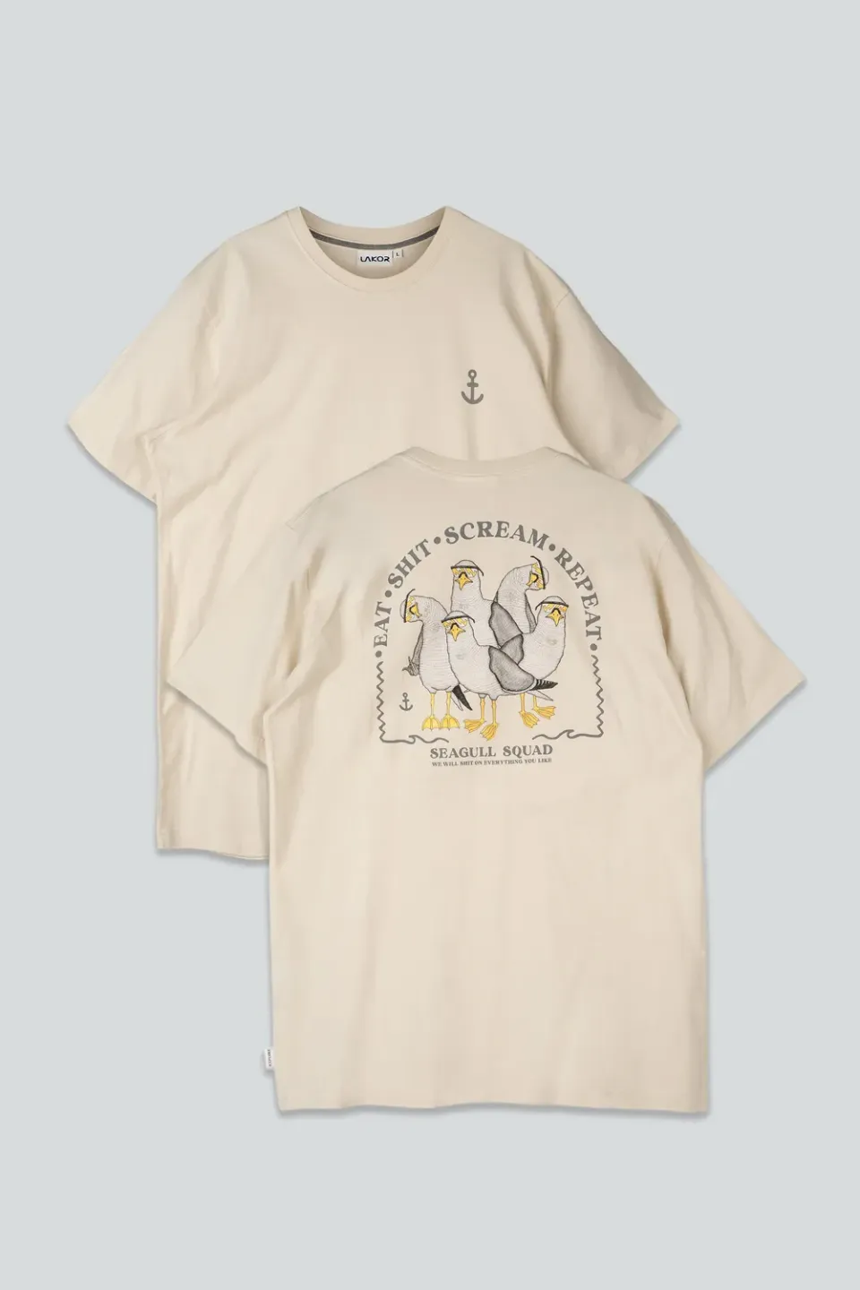 LAKOR Seagull Squad T-Shirt Rainy Day Bio