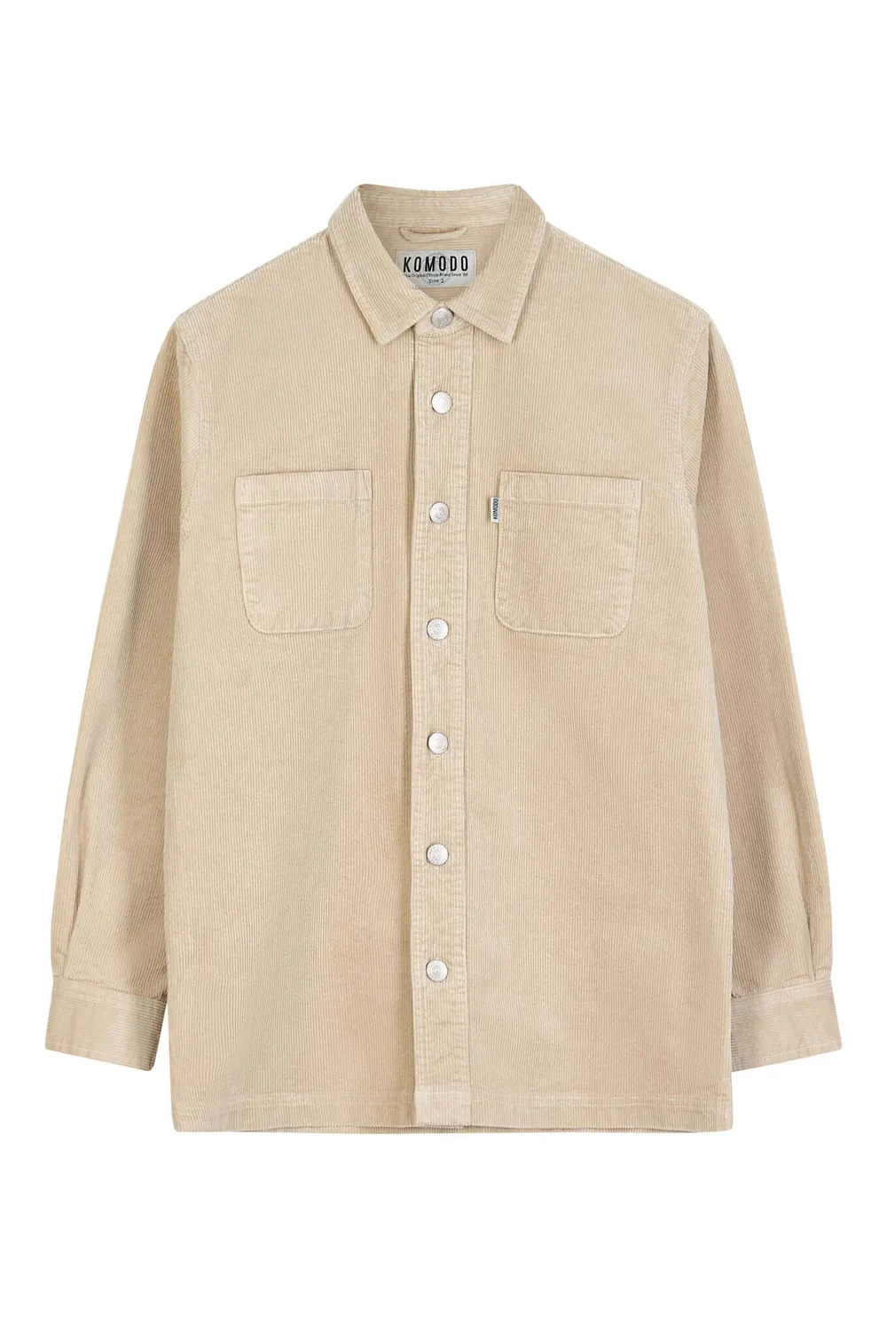 KOMODO JEAN Overshirt Winter White aus Bio-Baumwolle