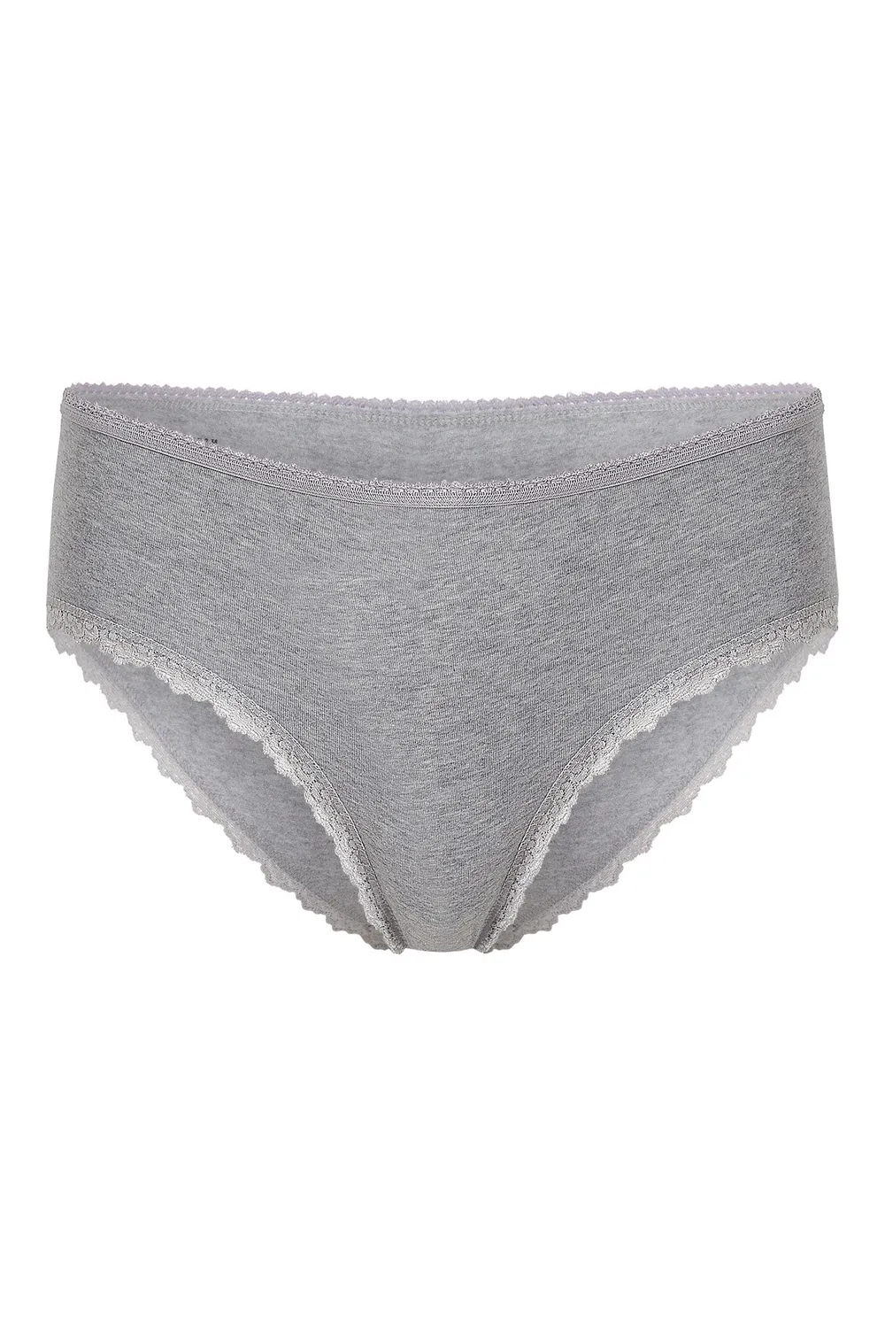 Komodo Paloma Slip Grau Spitze Bio-Baumwolle