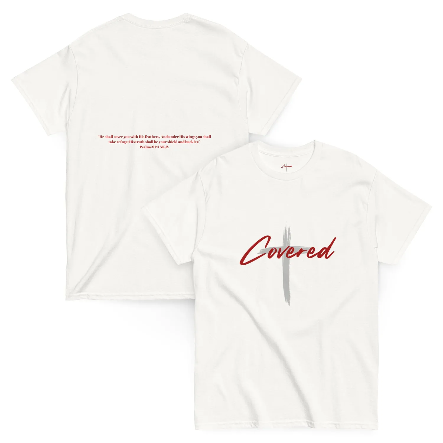 Covered Brand Logo T-Shirt Weiß aus Baumwolle