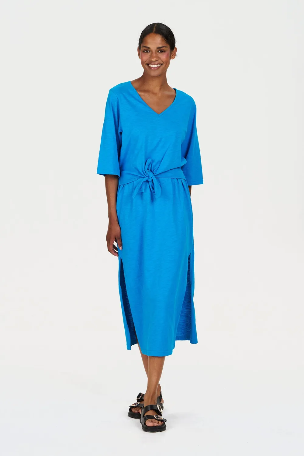 Komodo Hallie Kleid Kobalt Bio-Baumwolle Damen