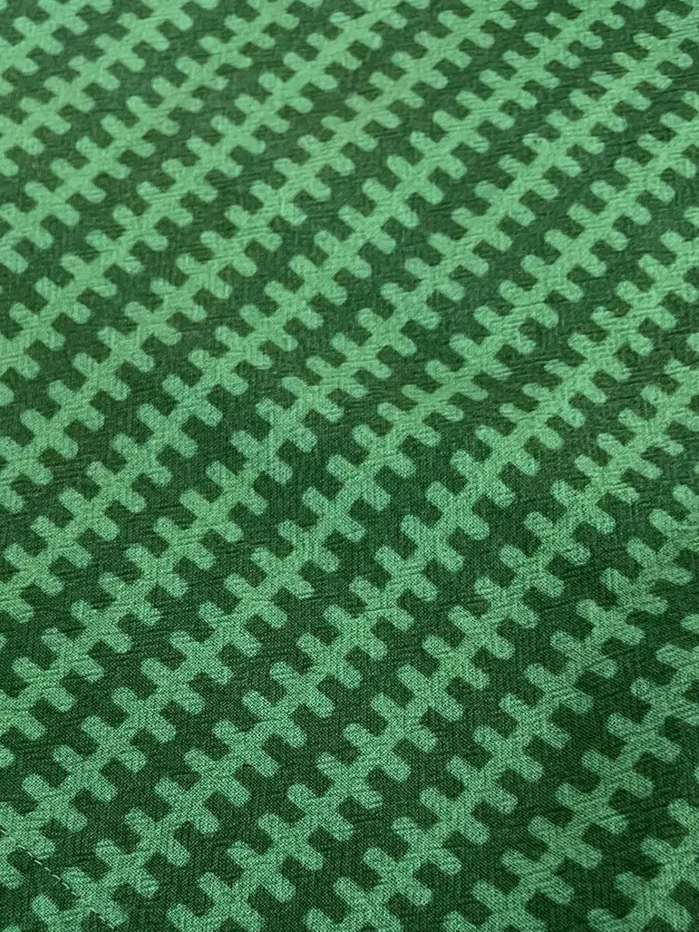 Komodo Scrunchy Haargummi Bolt Print Green Bio-Baumwolle