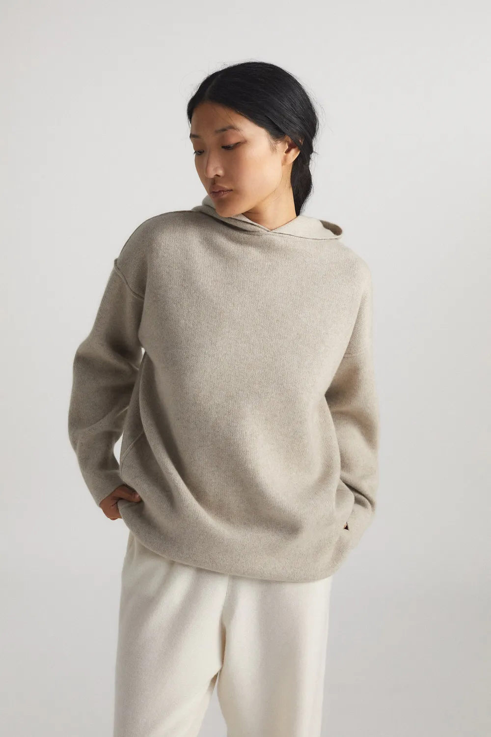 Oyuna Seku Hoodie Feather aus Kaschmir