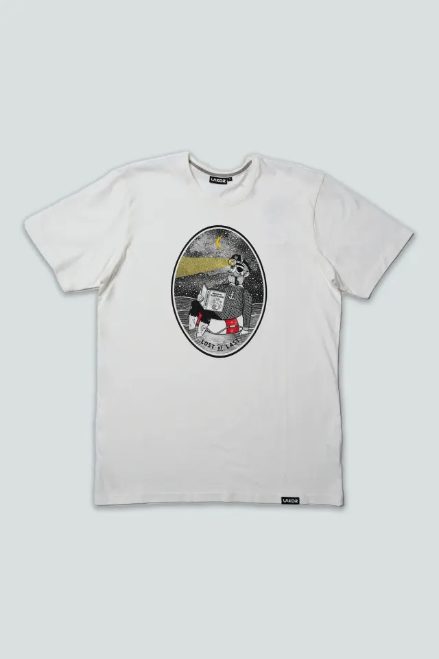 LAKOR Lost At Last T-Shirt Weiß aus Bio-Baumwolle
