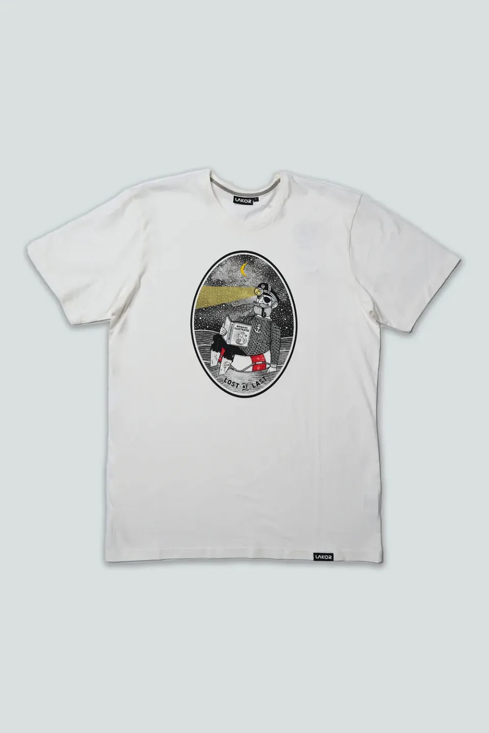 LAKOR Lost At Last T-Shirt Weiß aus Bio-Baumwolle