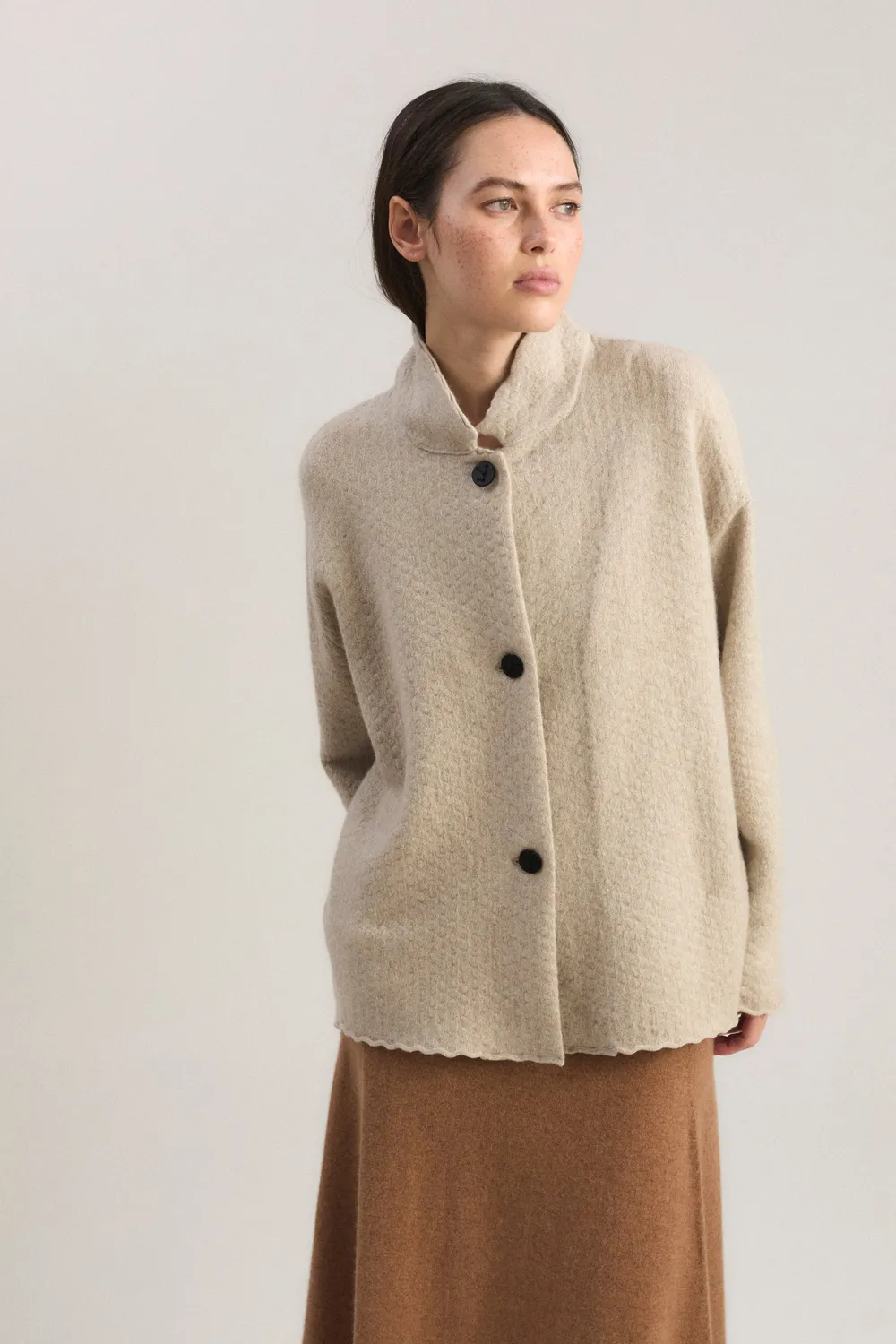 Oyuna Akiri Jacke Feather Kaschmir XS-XL