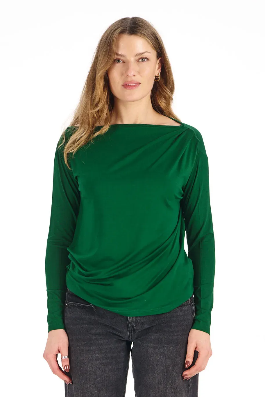 KOMODO ETERNAL Top Damen Grün Modal Jersey