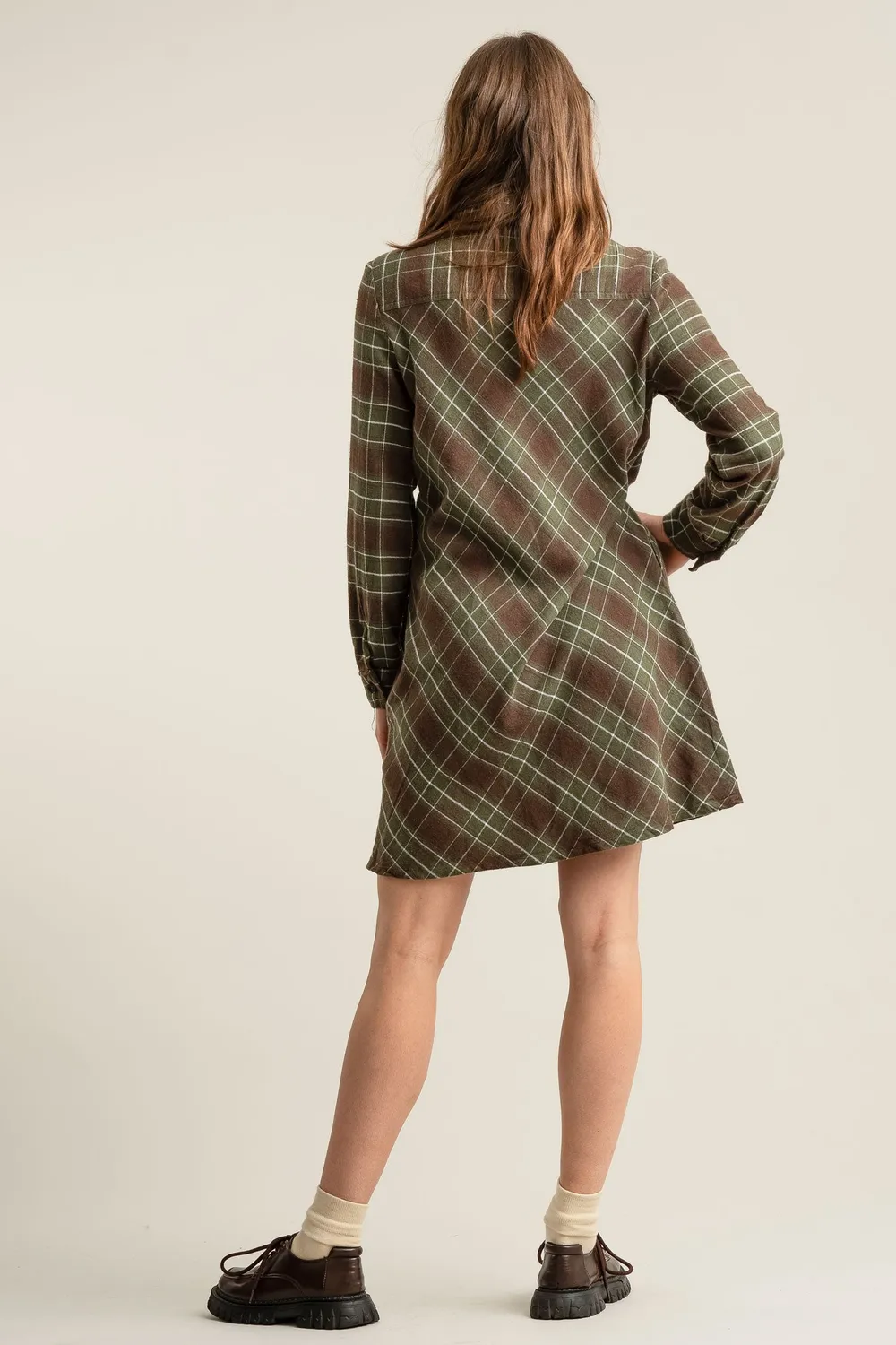 KOMODO Pearl Kleid Grün Bio-Baumwolle