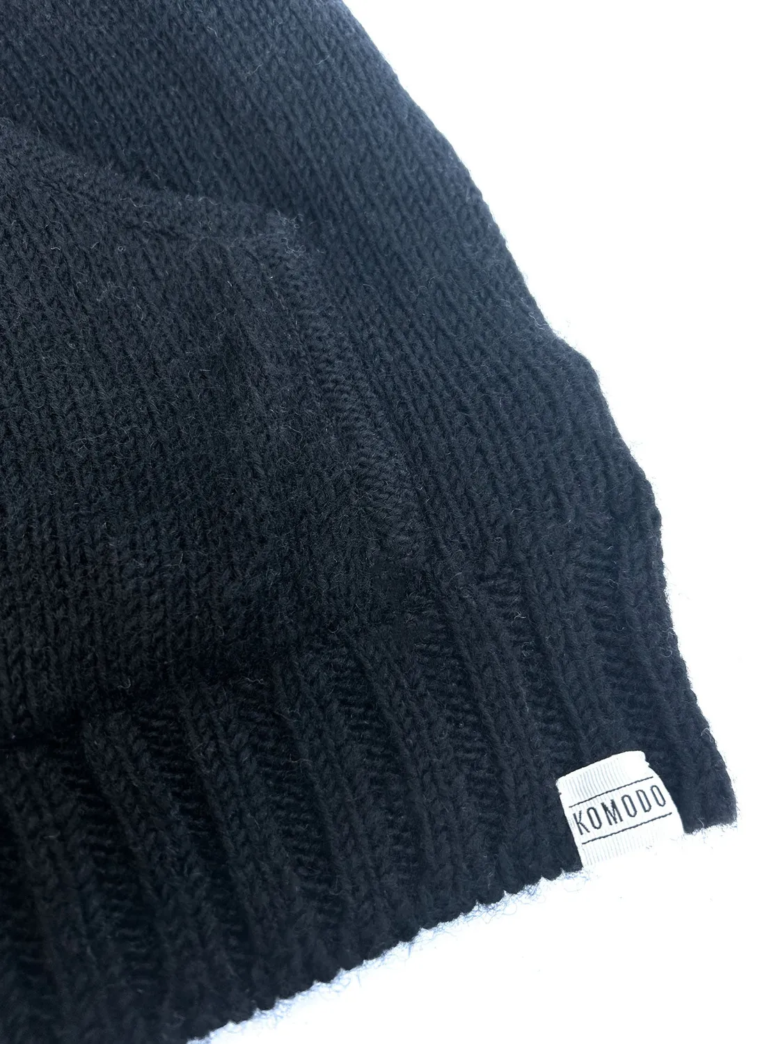 KOMODO BUNJI Wolljacke Herren Schwarz Lambswool
