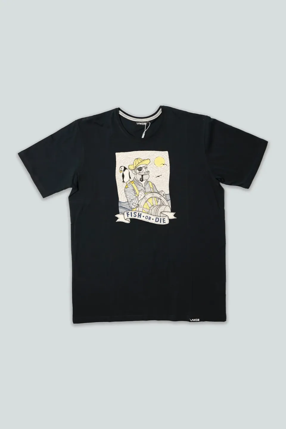 LAKOR Sea Parrot & Shipster T-Shirt Moonless Night