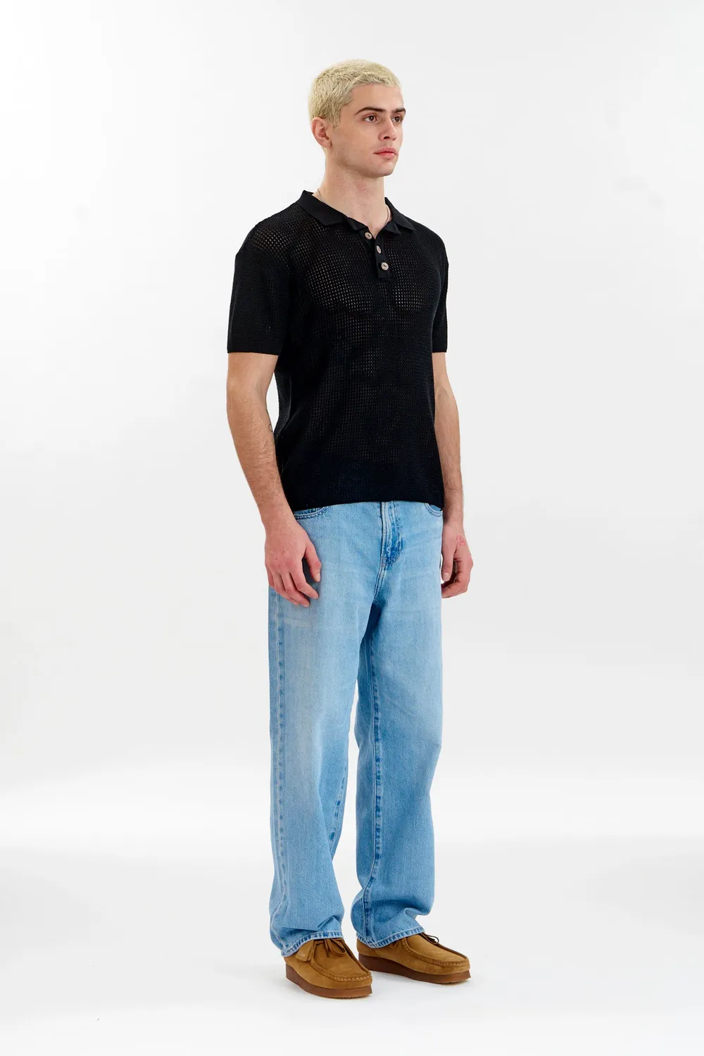 Komodo Oliver Polo Schwarz Bio-Baumwolle