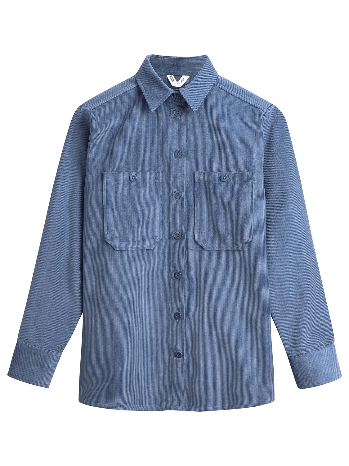 MELA Jiya Cord Overshirt mandel Bio-Baumwolle