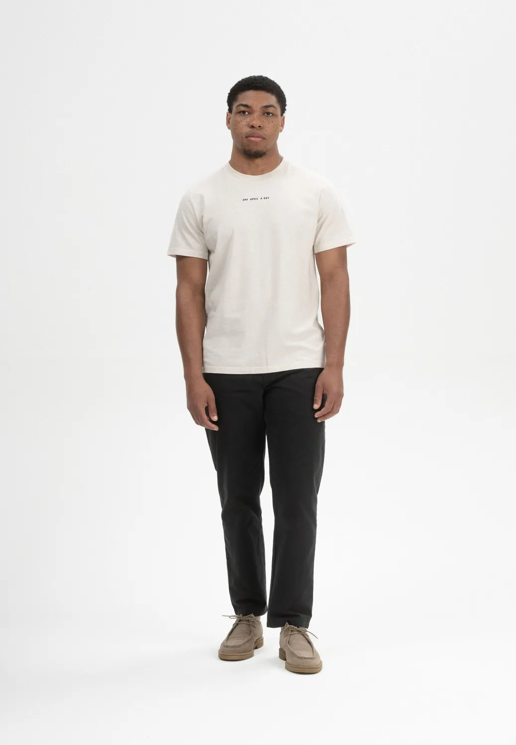 MELA Josha Artist Edition T-Shirt cream melange M Bio