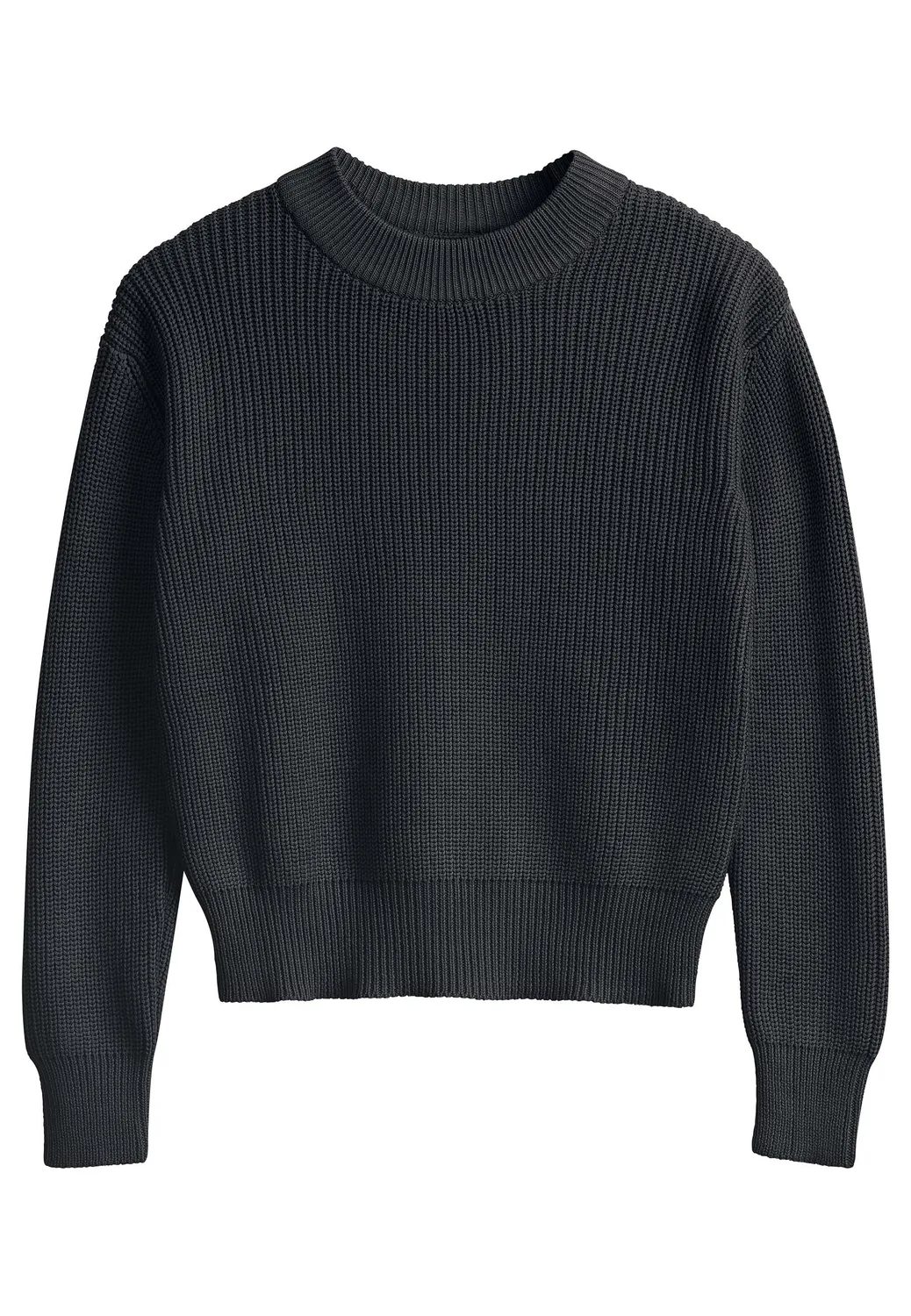 MELA MANIKA Pullover schwarz aus Bio-Baumwolle
