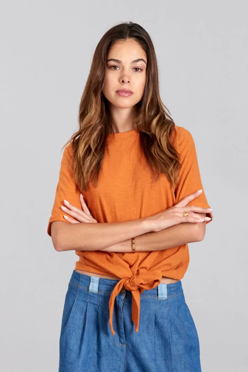 Komodo Anisa Top Burnt Orange Bio-Baumwolle