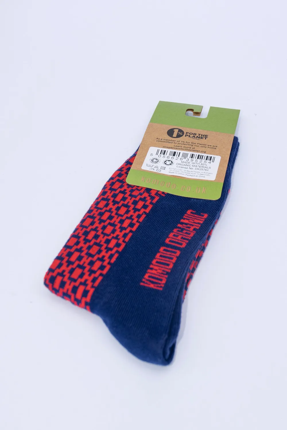 KOMODO DIAMOND Socken Navy 41-43 Bio-Baumwolle