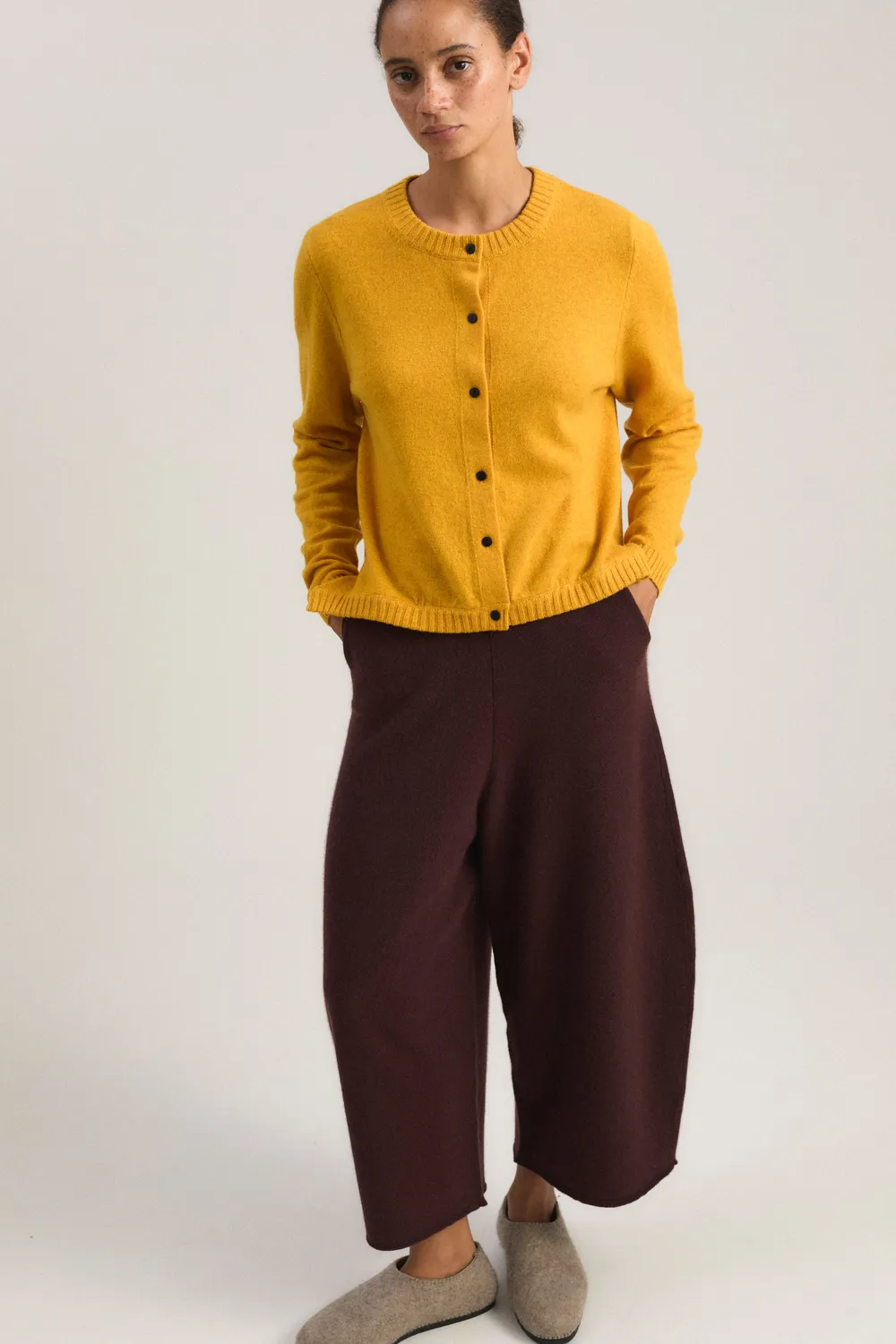 Oyuna Tondo Cardigan Amber kurzer Cardigan