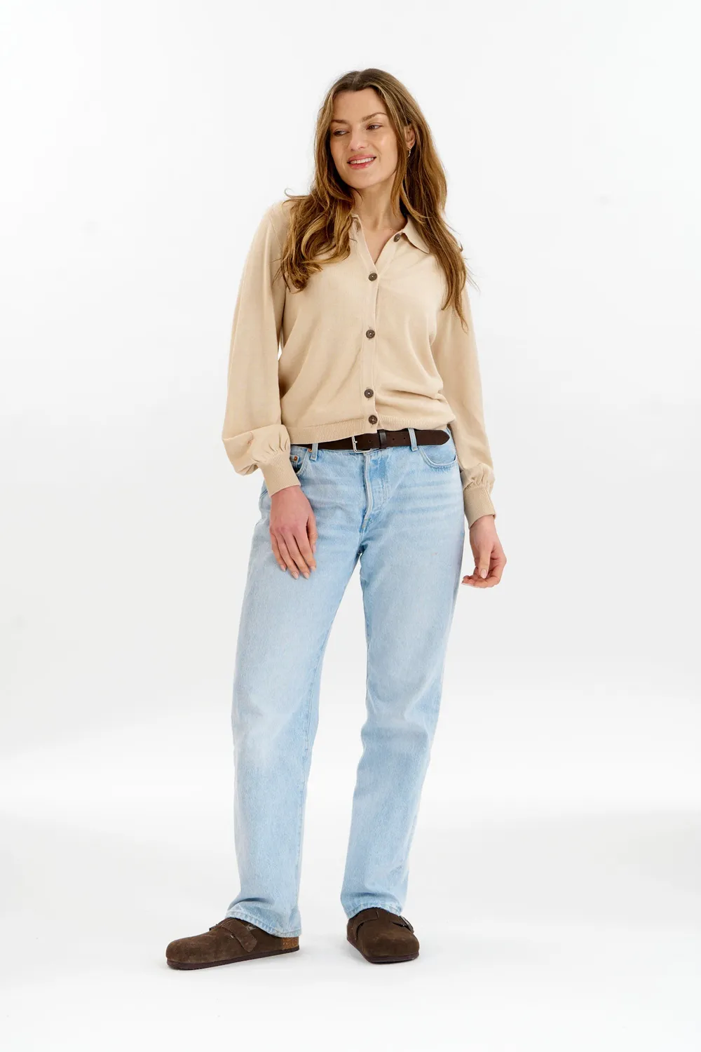Komodo Nani Cardigan Creme Bio-Baumwolle EUR 38