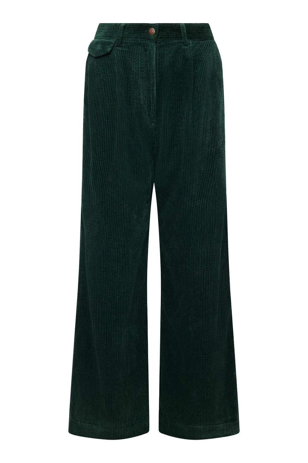 Komodo Tiger Jumbo Cord Hose Soft Ivy Gr. 3 Bio-Baumwolle