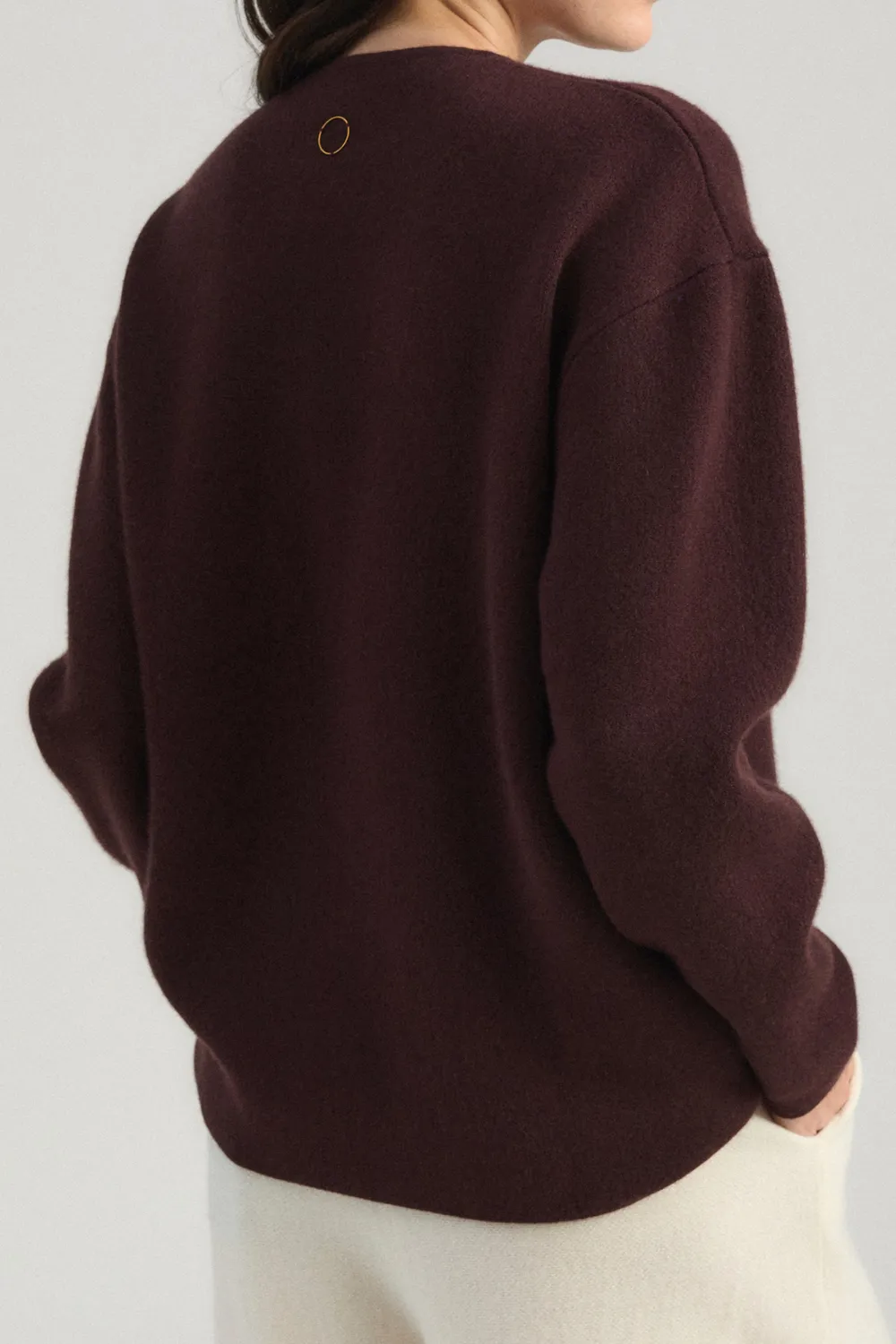 Oyuna Axa Pullover Carob Ink Oversize