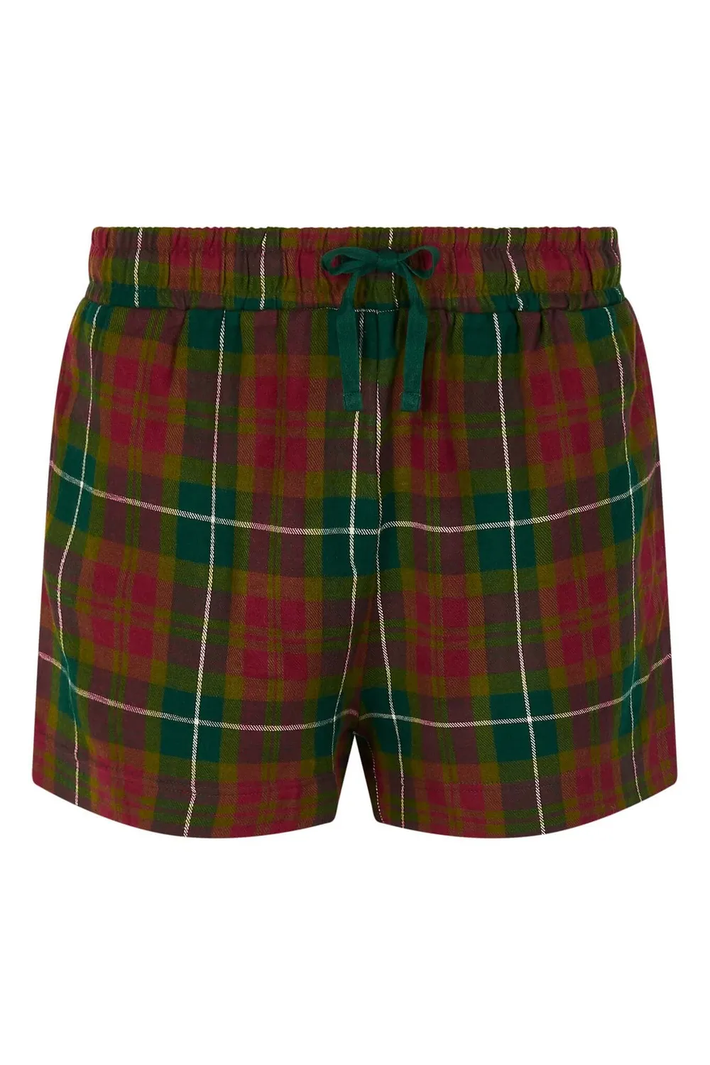 KOMODO Jim Jam Pyjamashorts Grün Bio-Baumwolle