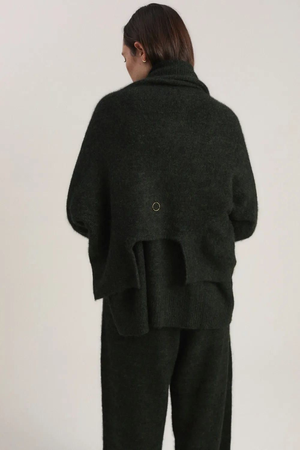 Oyuna Sona Cardigan Pine Jet Strickjacke Kaschmir-Seide