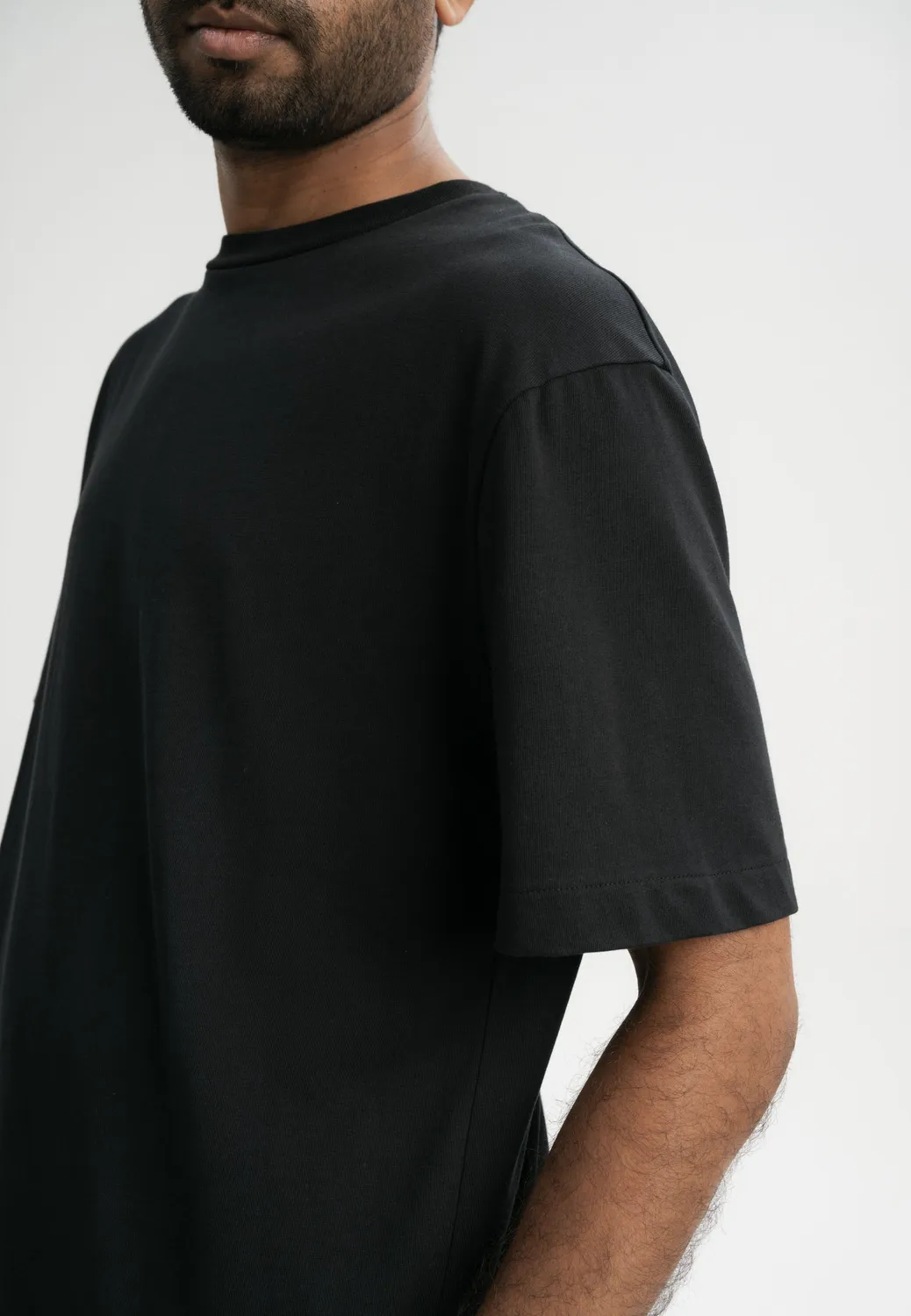 MELA BHAJAN Oversized T-Shirt schwarz aus Fairtrade-Baumwolle