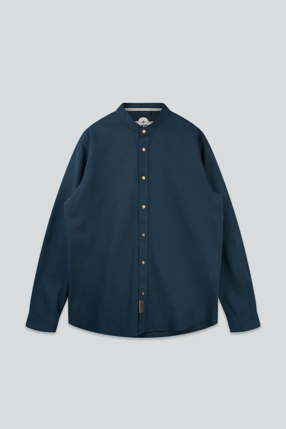 LAKOR Plain Dal Shirt Hemd Blueberry Baumwolle