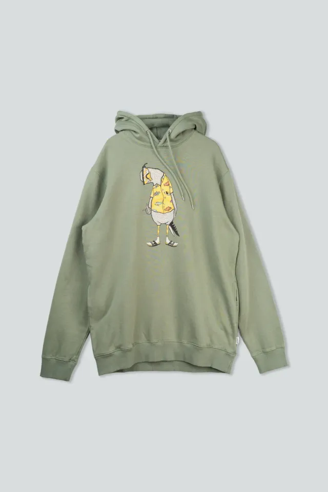 LAKOR Flipping The Bird Hoodie Sea Spray Bio