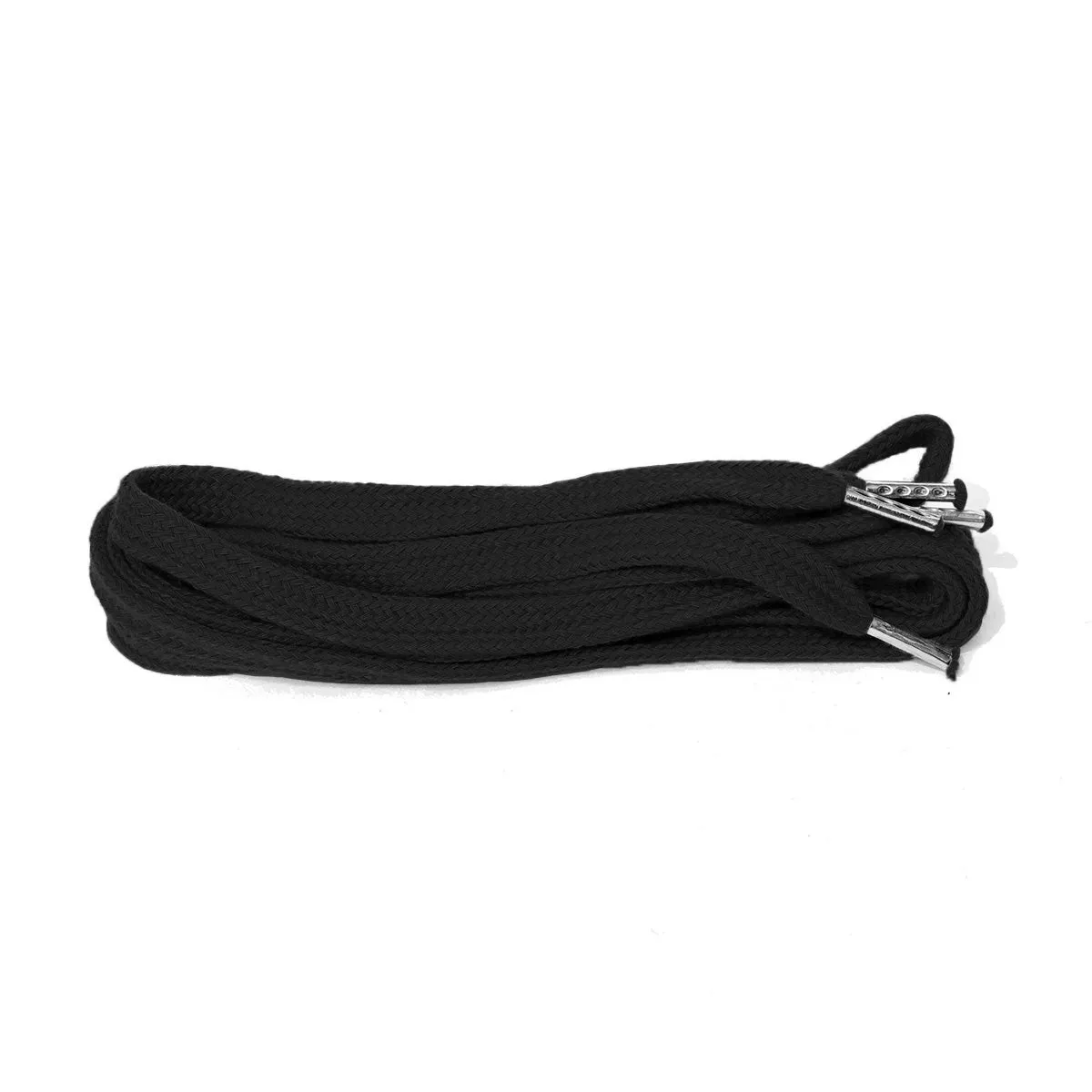 Langbrett Schnürsenkel Baumwolle 122 cm schwarz
