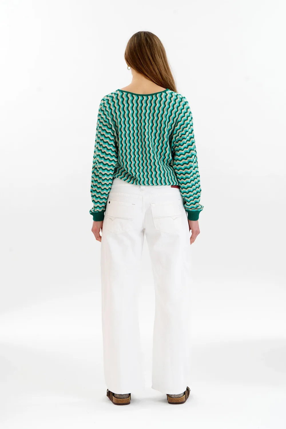 Komodo Clover Pullover grün Bio-Baumwolle