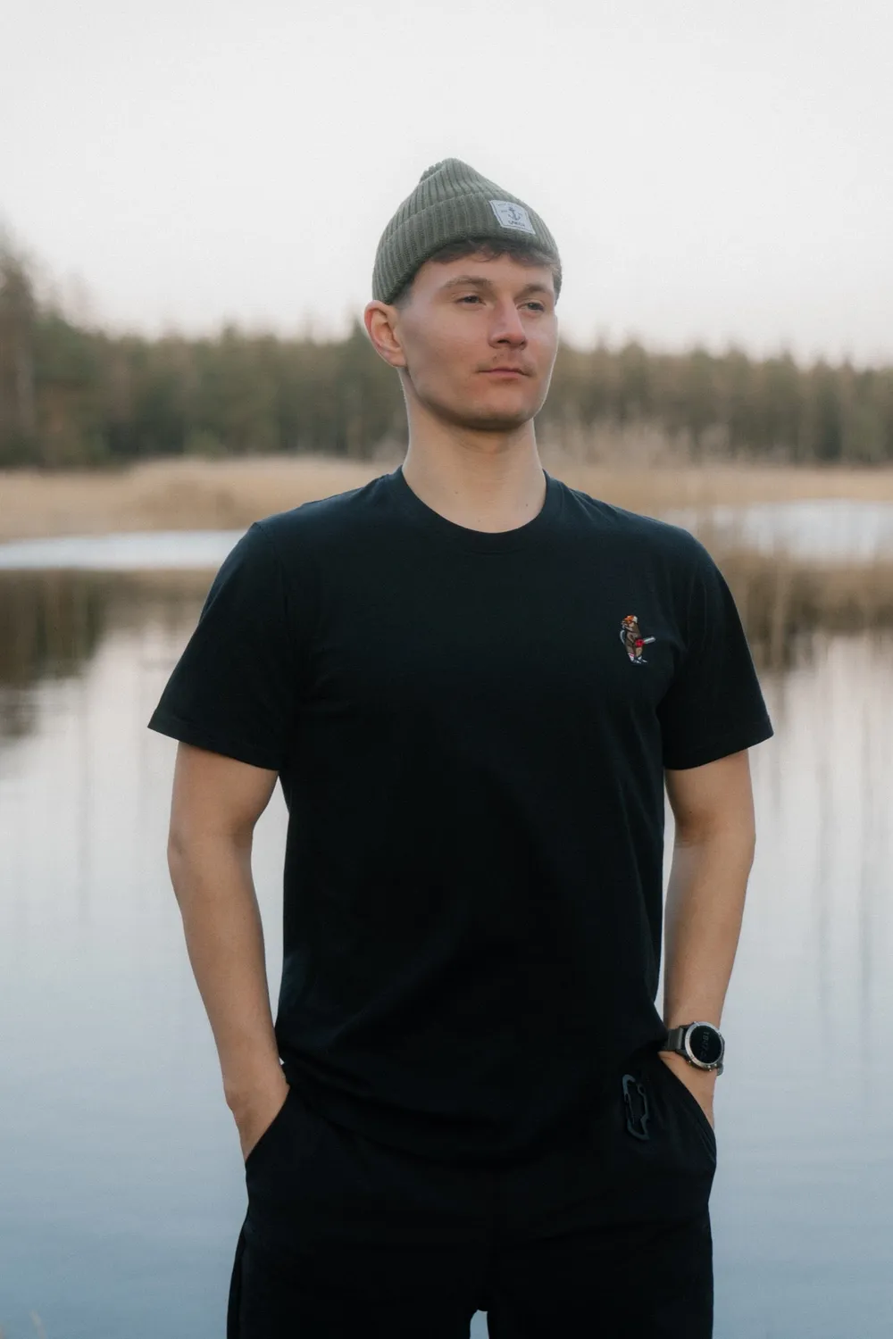 LAKOR Mini Lazy Lumber T-Shirt Moonless Night Bio