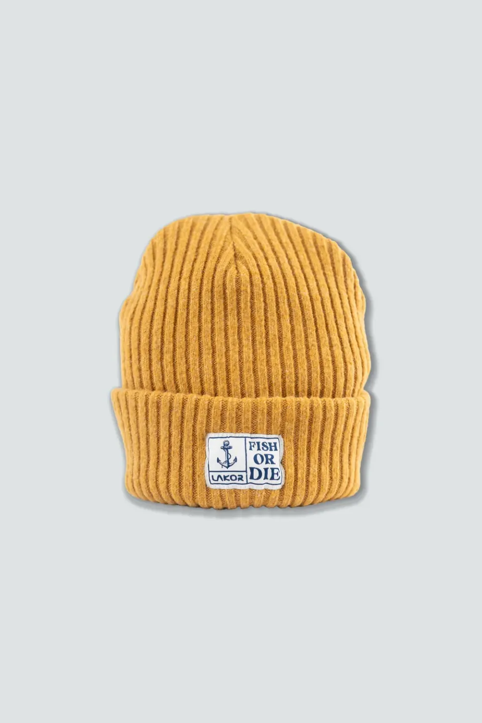 LAKOR Fish or Die Beanie Mütze Gelb