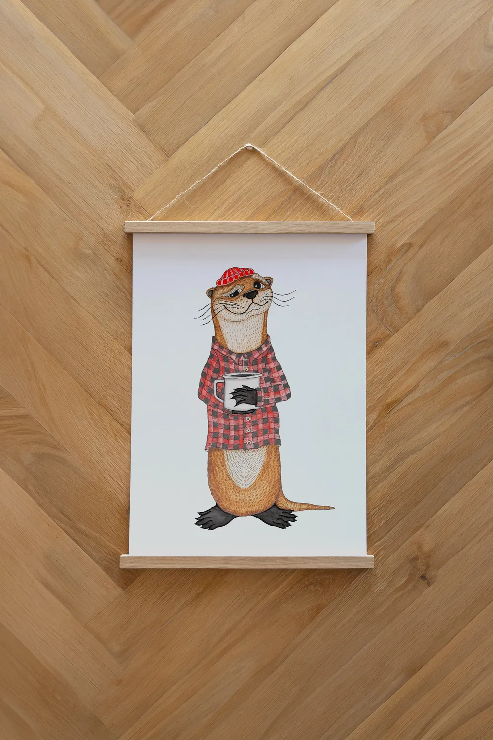 LAKOR An Otter Coffee Poster White 250g