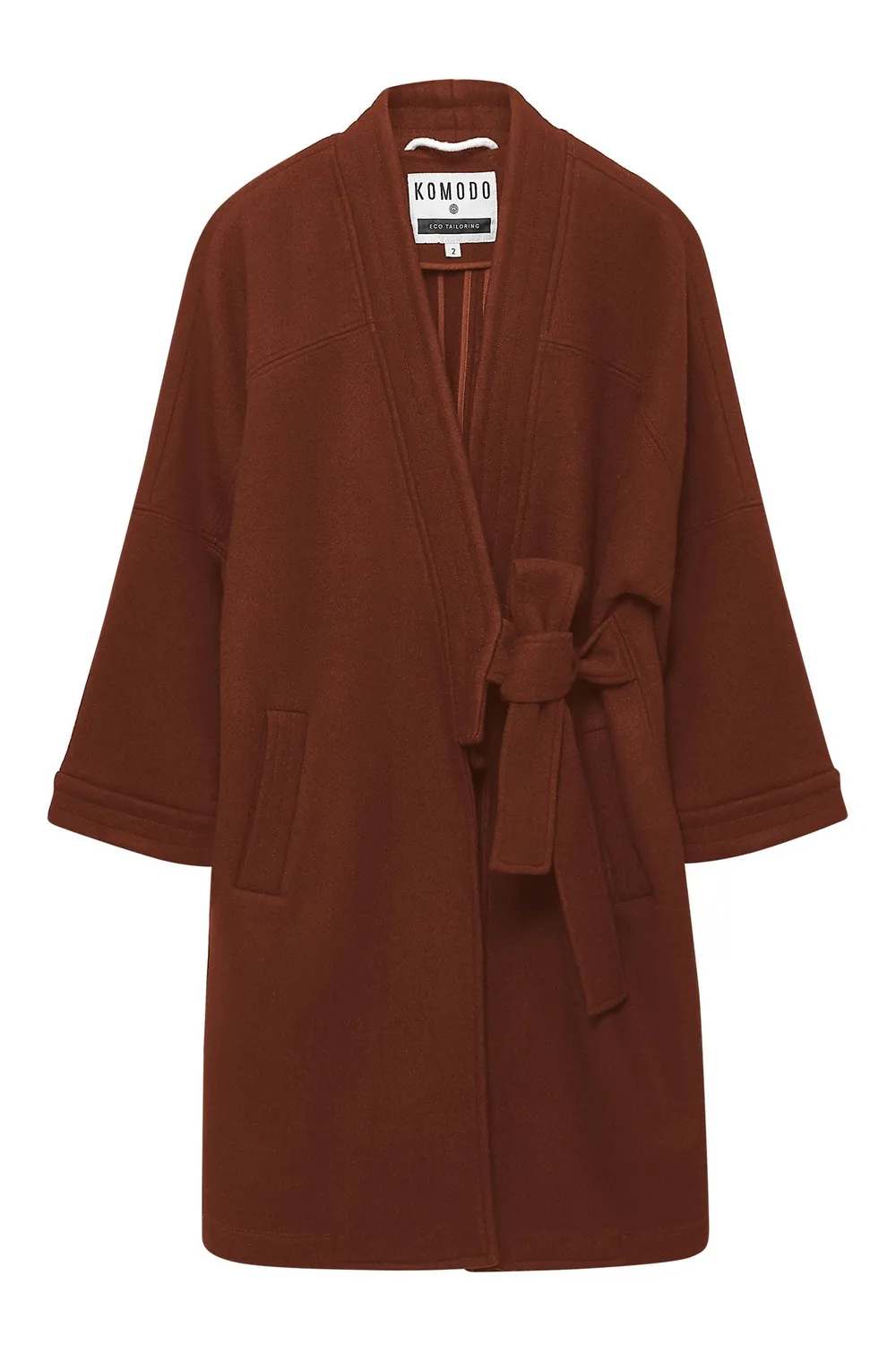 Komodo Kaia Mantel Chestnut Wollmix