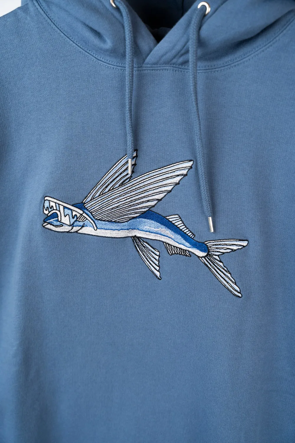 LAKOR Fly Fish Hoodie Bering Sea Bio-Baumwolle