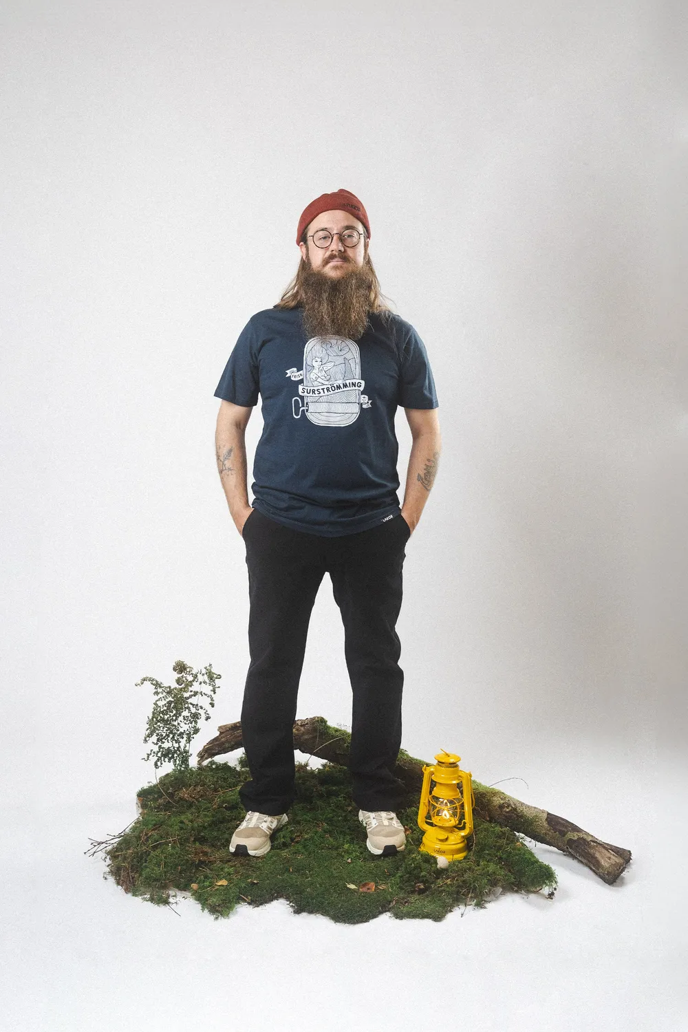 LAKOR Surströmming T-Shirt Blueberry Bio-Baumwolle