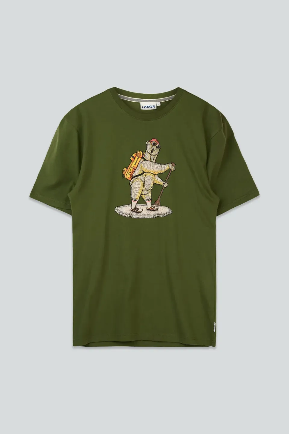 LAKOR WASSUP T-Shirt Rifle Green Bio-Baumwolle