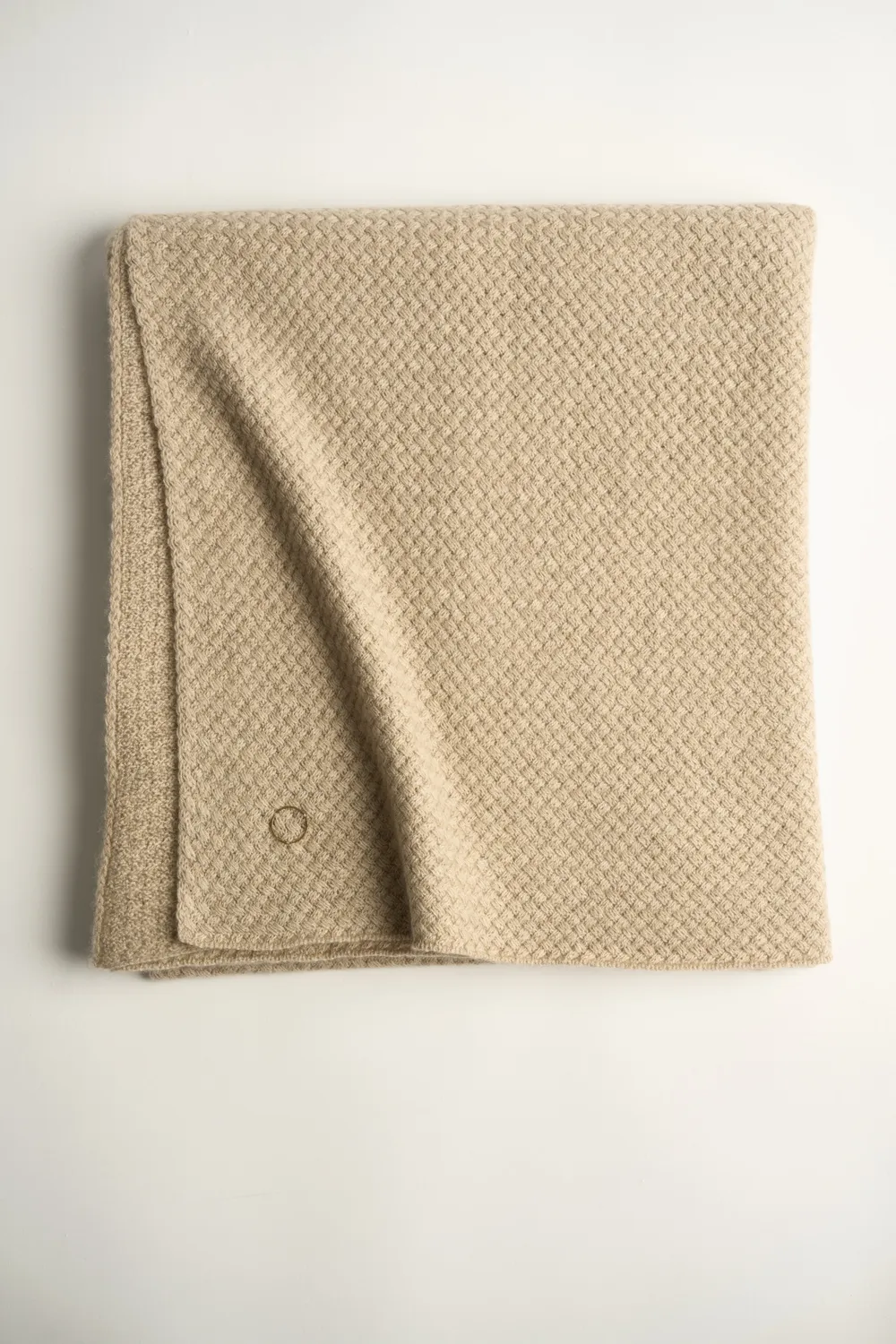 Oyuna Maple Decke Beige Kaschmir Korbstrick