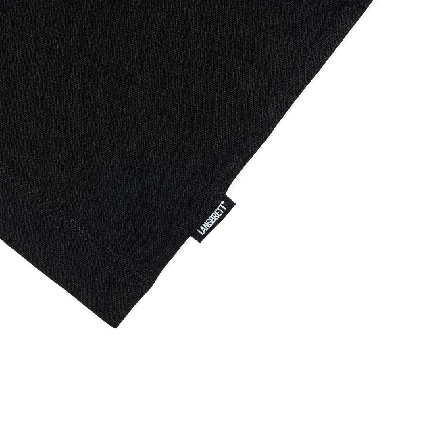 Langbrett HSD T-Shirt Bio-Baumwolle schwarz leicht