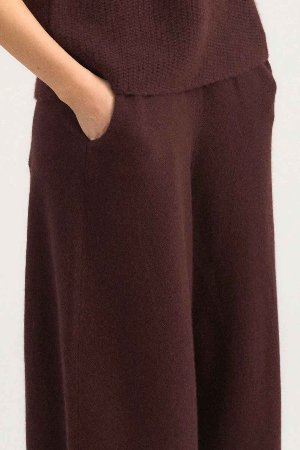 Oyuna Maxi Hose Carob Kaschmir Ballonhose
