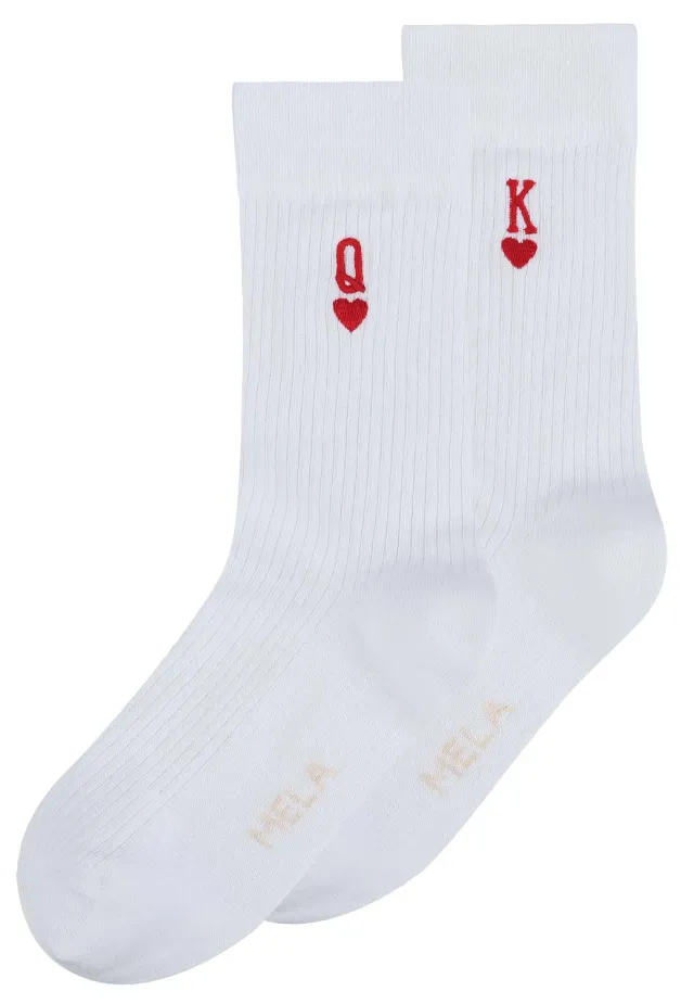 MELA Mix & Match Socken bestickt Bio-Baumwolle Set