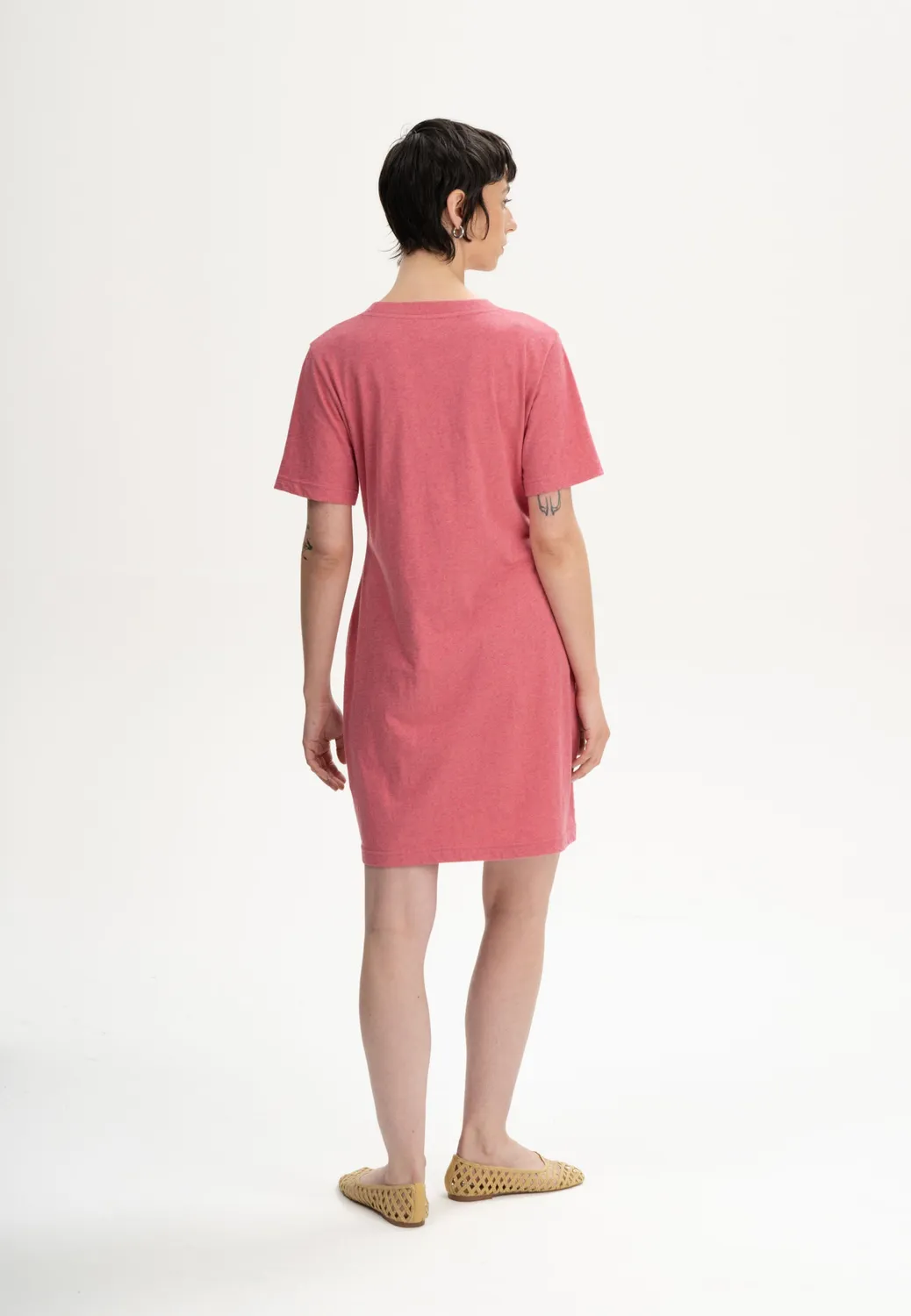 MELA Darsha T-Shirt-Kleid kurz aus Bio-Baumwolle
