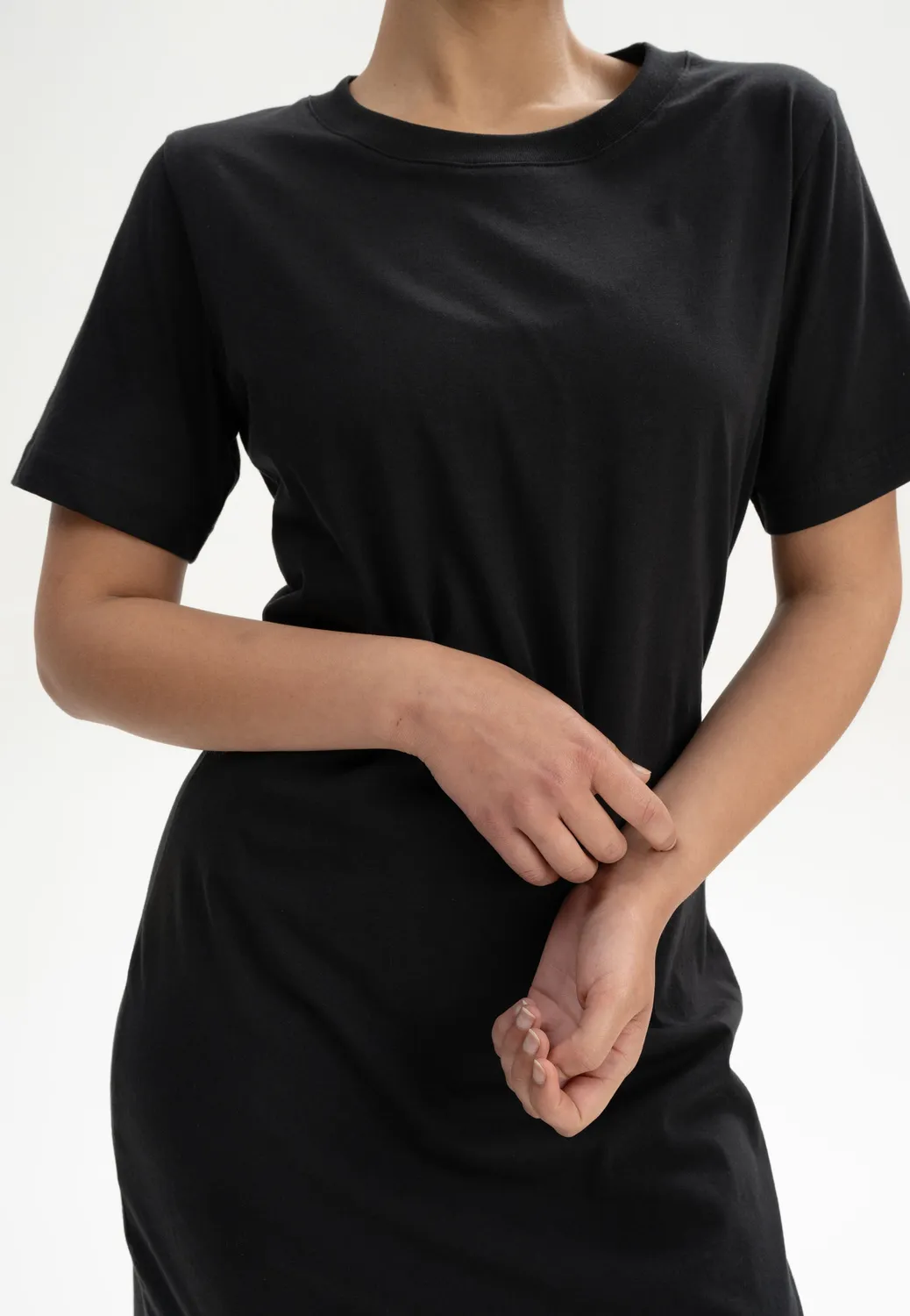 MELA Darsha T-Shirt-Kleid kurz aus Bio-Baumwolle