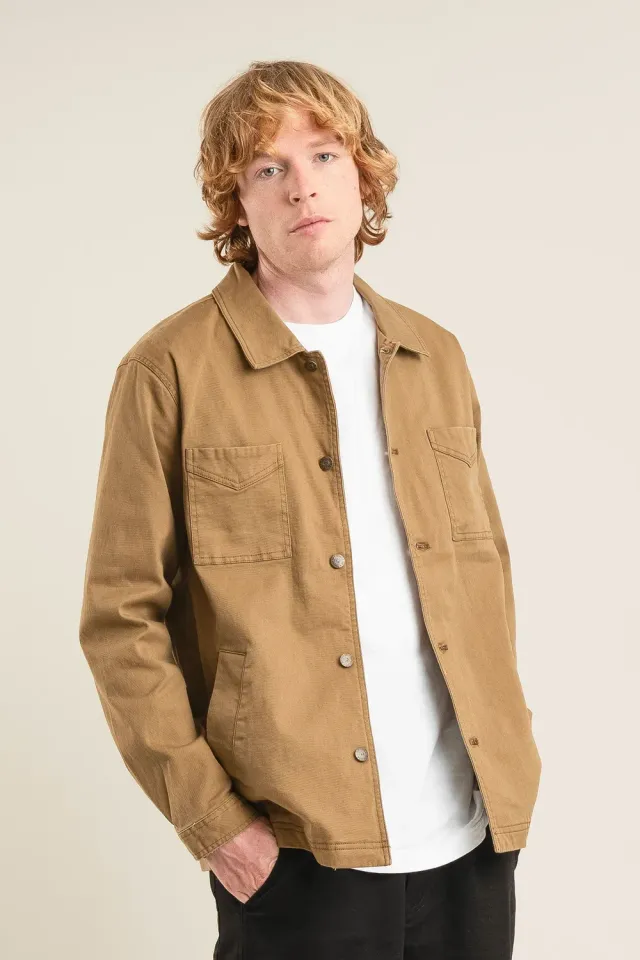 KOMODO STANLEY Jacke Olive Bio-Baumwolle Herren