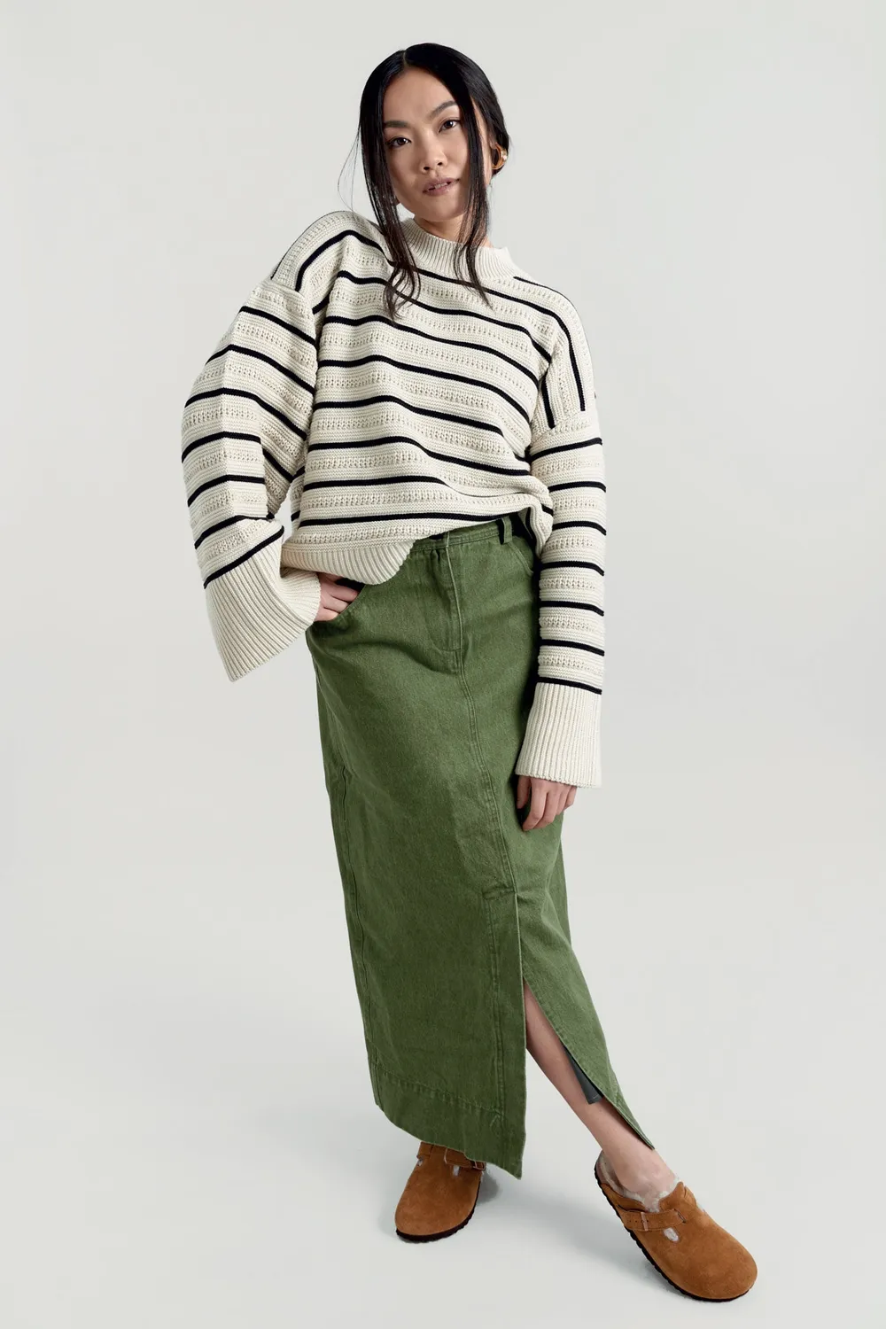 Komodo Margot Pullover Ivory Bio-Baumwolle