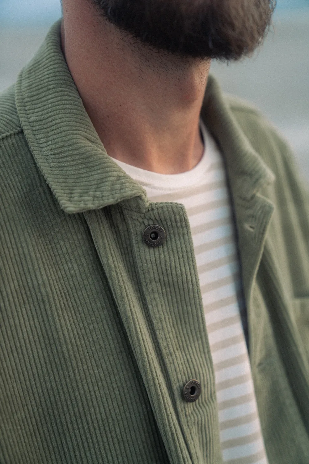 LAKOR Courd Jacket Jacke Mosstone Bio-Baumwolle