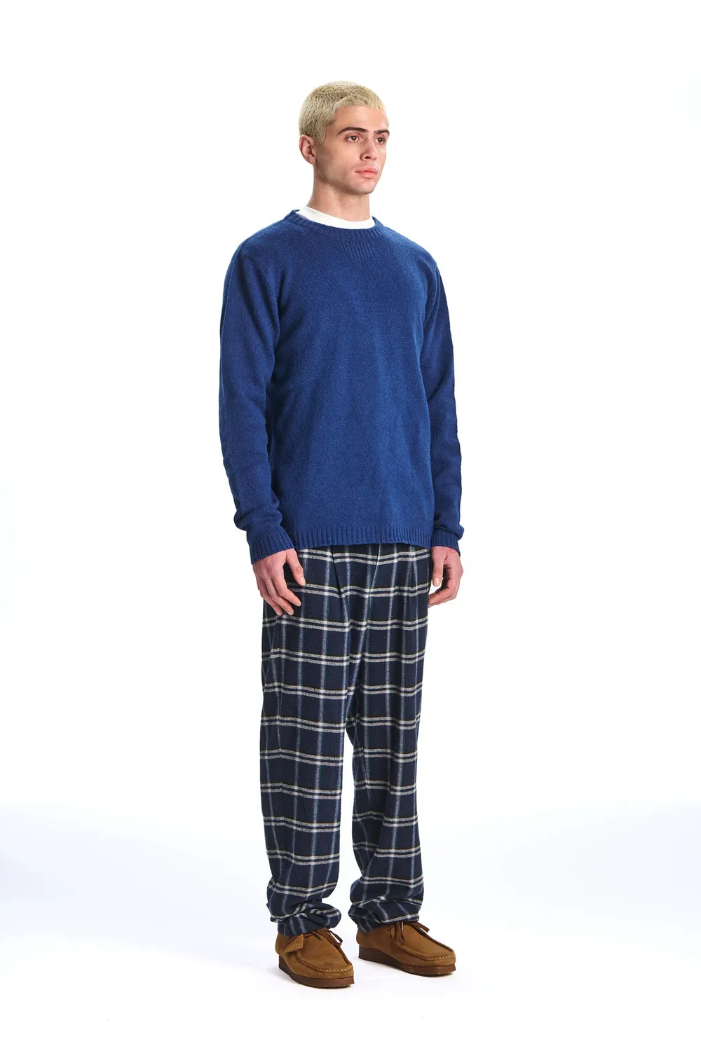 KOMODO MARCO Strickpullover Herren Navy Lambswool