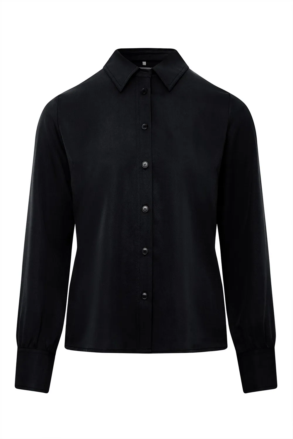 Komodo Kenji Bluse Schwarz Damen aus Tencel